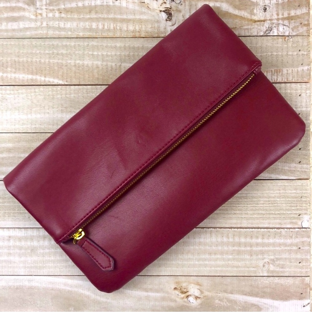 NEW Old Navy Maroon Burgundy Faux Leather Cloth Handbag Purse Tote NWOT  SM 128